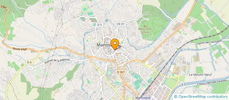 localisation de l'entreprise MONSIEUR OLIVIER MARIANINI à MANOSQUE