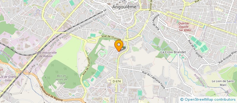 localisation de l'entreprise MONSIEUR OLIVIER MARIE à ANGOULEME