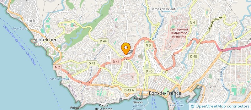 localisation de l'entreprise MONSIEUR OLIVIER MARIE ANAIS  FORT-DE-FRANCE