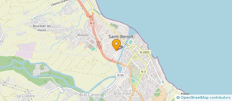 localisation de l'entreprise MONSIEUR OLIVIER MARIMOUTOU à SAINT-BENOIT