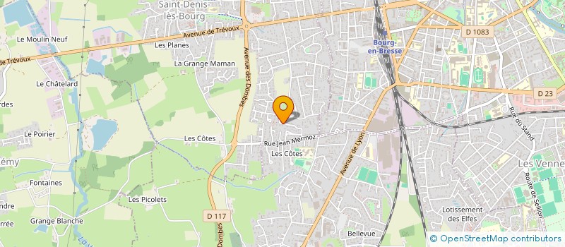 localisation de l'entreprise MONSIEUR OLIVIER MARIN à SAINT-DENIS-LES-BOURG