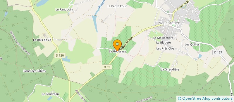 localisation de l'entreprise MONSIEUR OLIVIER MARIONNEAU  BRISSAC LOIRE AUBANCE