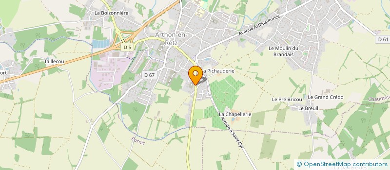 localisation de l'entreprise MONSIEUR OLIVIER MARIOT  CHAUMES-EN-RETZ