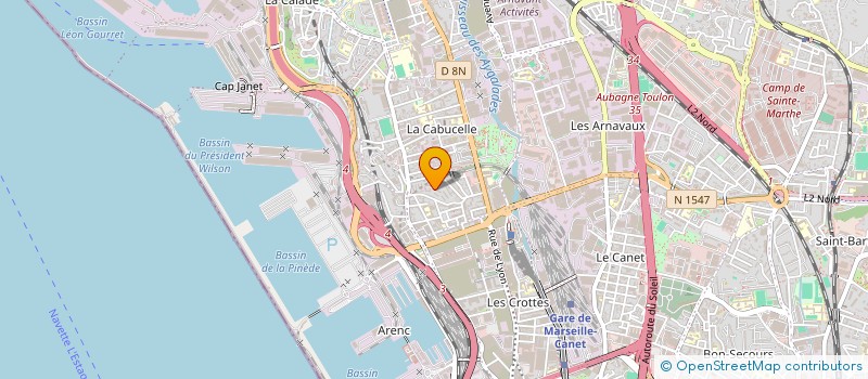 localisation de l'entreprise MONSIEUR OLIVIER MARIOTTI  MARSEILLE