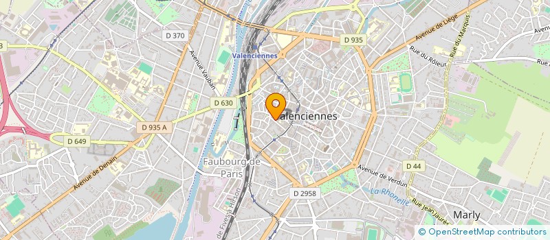 localisation de l'entreprise MONSIEUR OLIVIER MARLIERE à VALENCIENNES
