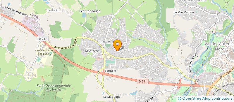 localisation de l'entreprise MONSIEUR OLIVIER MARMINAT à LIMOGES