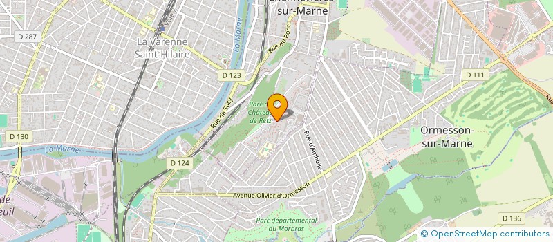 localisation de l'entreprise MONSIEUR OLIVIER MARQUANT  CHENNEVIERES-SUR-MARNE