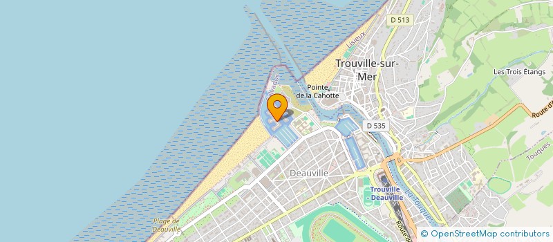 localisation de l'entreprise MONSIEUR OLIVIER MARQUE  DEAUVILLE