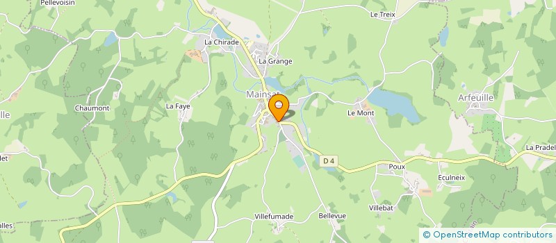 localisation de l'entreprise MONSIEUR OLIVIER MARRAUD  MAINSAT