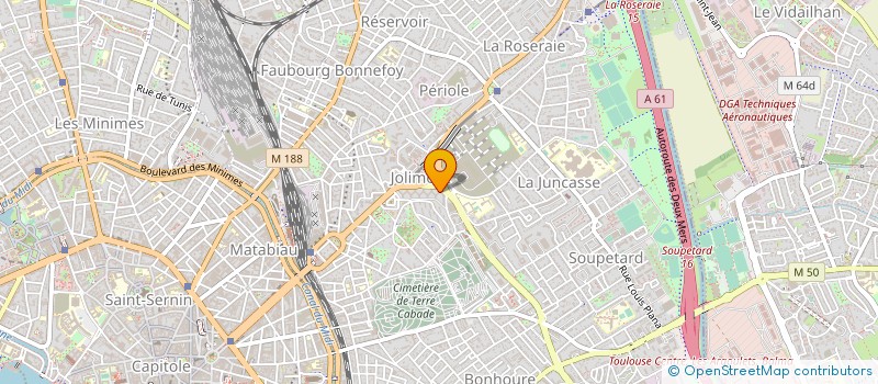 localisation de l'entreprise MONSIEUR OLIVIER MARTIN à TOULOUSE