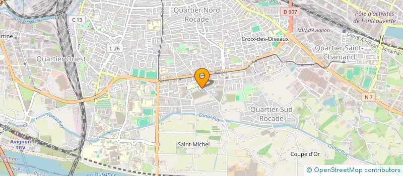 localisation de l'entreprise MONSIEUR OLIVIER MARTIN à AVIGNON
