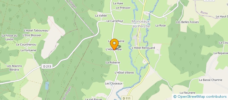 localisation de l'entreprise MONSIEUR OLIVIER MARTIN à LONGNY LES VILLAGES