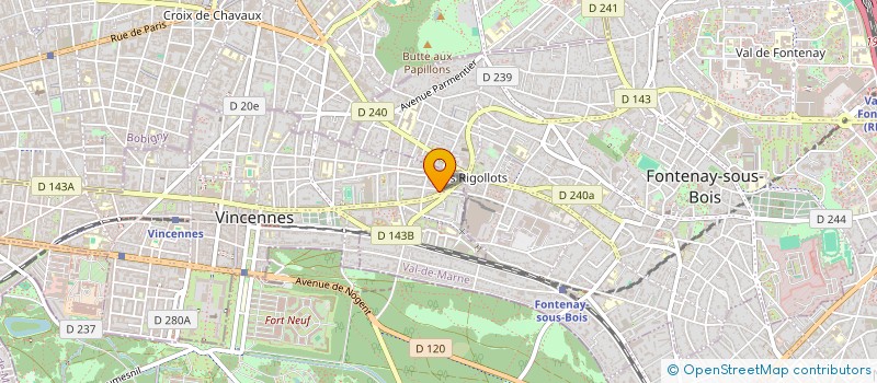 localisation de l'entreprise MONSIEUR OLIVIER MARTIN à VINCENNES