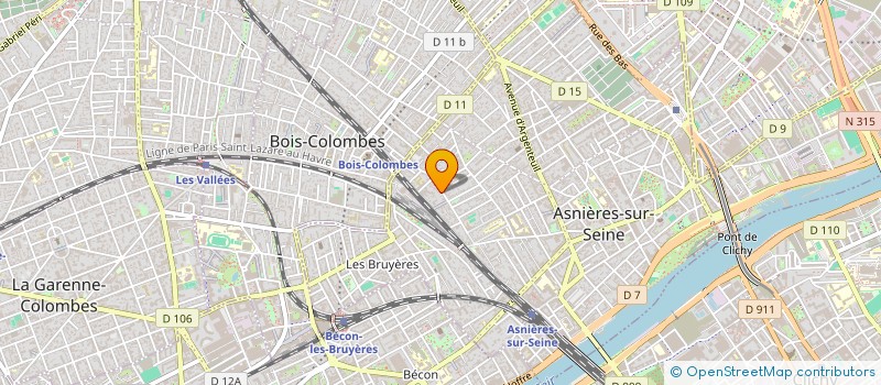 localisation de l'entreprise MONSIEUR OLIVIER MARTIN à ASNIERES-SUR-SEINE