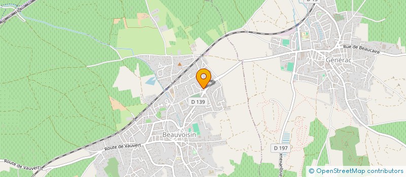 localisation de l'entreprise MONSIEUR OLIVIER MARTIN  BEAUVOISIN