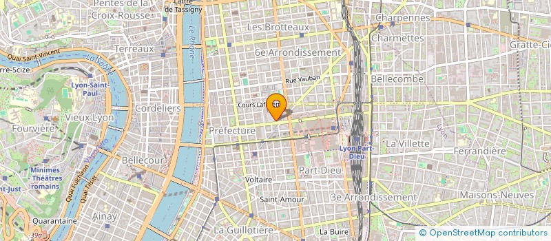 localisation de l'entreprise MONSIEUR OLIVIER MARTIN  LYON