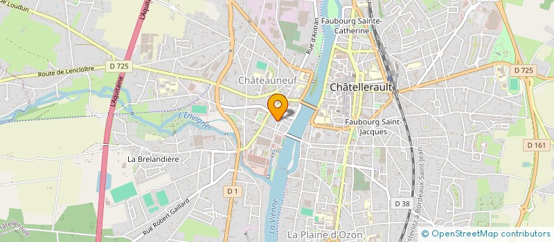 localisation de l'entreprise MONSIEUR OLIVIER MARTIN  CHATELLERAULT