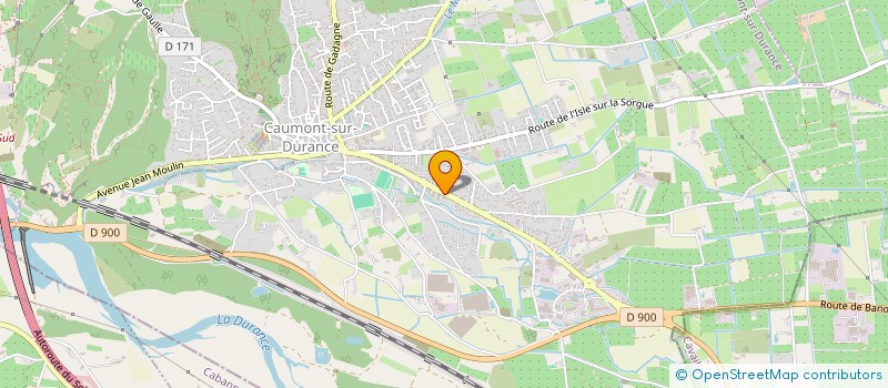 localisation de l'entreprise MONSIEUR OLIVIER MARTIN  CAUMONT-SUR-DURANCE