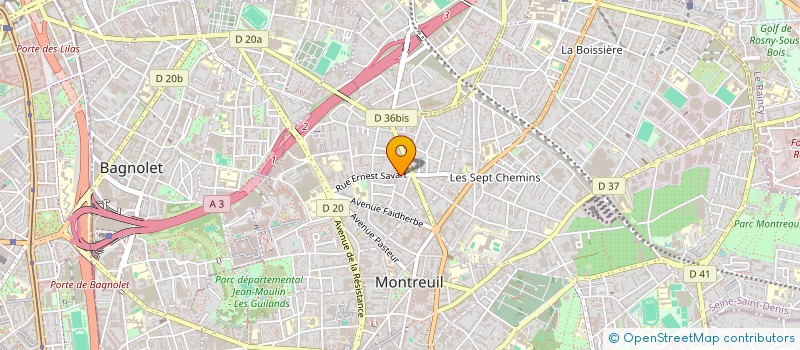 localisation de l'entreprise MONSIEUR OLIVIER MARTINEZ à MONTREUIL