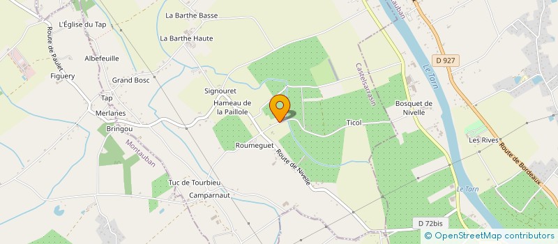 localisation de l'entreprise MONSIEUR OLIVIER MARTY  ALBEFEUILLE-LAGARDE