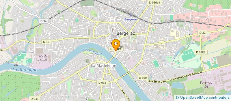 localisation de l'entreprise MONSIEUR OLIVIER MARTY à BERGERAC