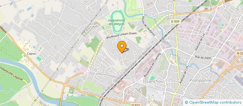 localisation de l'entreprise MONSIEUR OLIVIER MARTY  MONTAUBAN