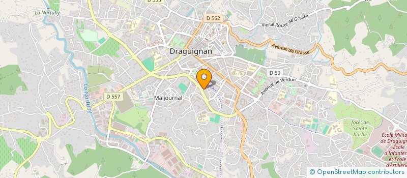 localisation de l'entreprise MONSIEUR OLIVIER MARY  DRAGUIGNAN