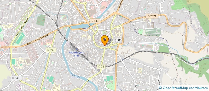 localisation de l'entreprise MONSIEUR OLIVIER MARY  MONTLUCON