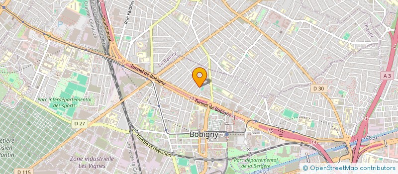 localisation de l'entreprise MONSIEUR OLIVIER MARZIN  BOBIGNY