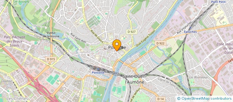 localisation de l'entreprise MONSIEUR OLIVIER MASSI  PONTOISE