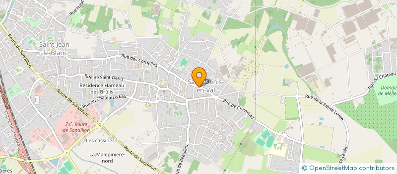 localisation de l'entreprise MONSIEUR OLIVIER MASSON à SAINT-DENIS-EN-VAL