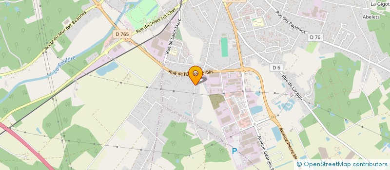 localisation de l'entreprise MONSIEUR OLIVIER MASSON à ROMORANTIN-LANTHENAY