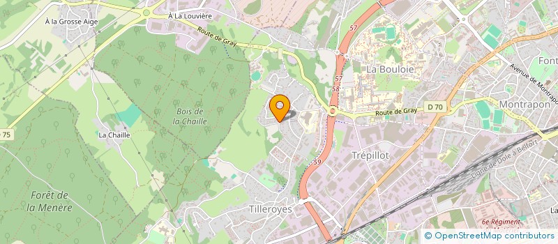 localisation de l'entreprise MONSIEUR OLIVIER MATHELIN  BESANCON