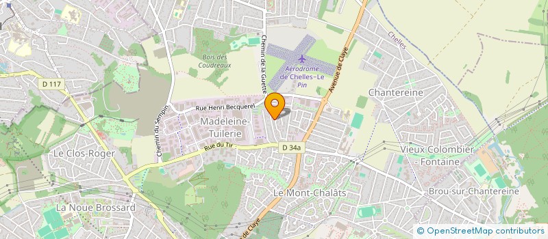 localisation de l'entreprise MONSIEUR OLIVIER MATHIAS  CHELLES