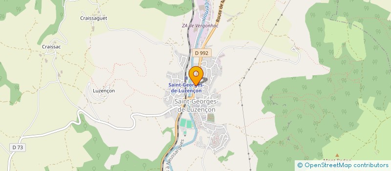 localisation de l'entreprise MONSIEUR OLIVIER MATHIEU  SAINT-GEORGES-DE-LUZENCON