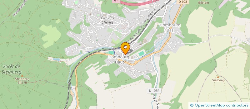 localisation de l'entreprise MONSIEUR OLIVIER MATHIEU  HOMBOURG-HAUT