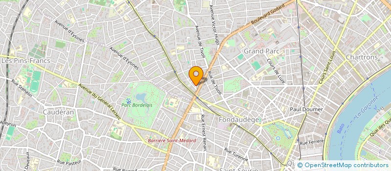 localisation de l'entreprise MONSIEUR OLIVIER MATOUS à LE BOUSCAT