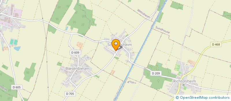 localisation de l'entreprise MONSIEUR OLIVIER MATZKE  SCHWOBSHEIM