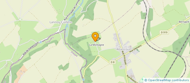 localisation de l'entreprise MONSIEUR OLIVIER MAUBORGNE  ABANCOURT