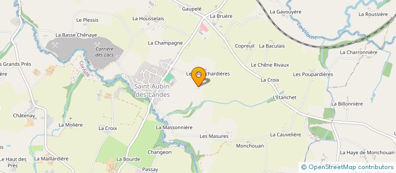 localisation de l'entreprise MONSIEUR OLIVIER MAUDET à SAINT-AUBIN-DES-LANDES