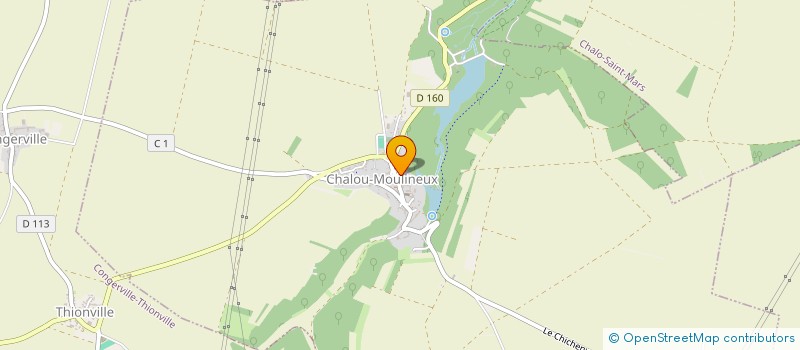 localisation de l'entreprise MONSIEUR OLIVIER MAUGUIN à CHALOU-MOULINEUX