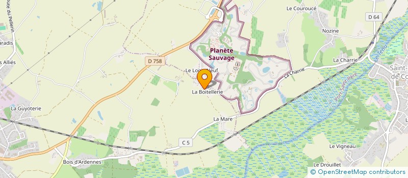 localisation de l'entreprise MONSIEUR OLIVIER MAUREL à SAINTE-PAZANNE