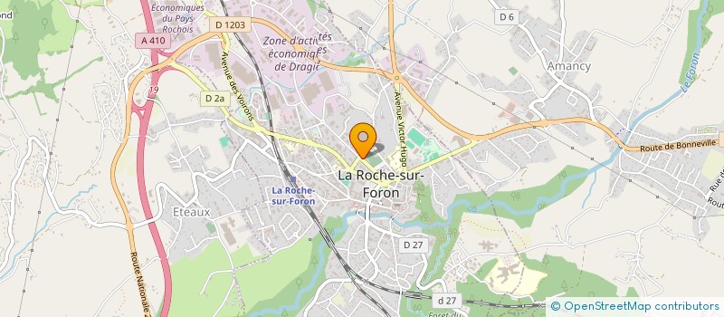 localisation de l'entreprise MONSIEUR OLIVIER MAURIN à LA ROCHE-SUR-FORON