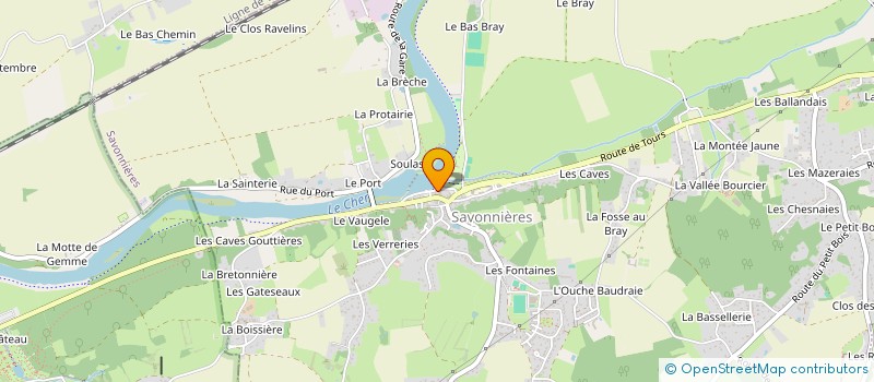 localisation de l'entreprise MONSIEUR OLIVIER MAURY  SAVONNIERES