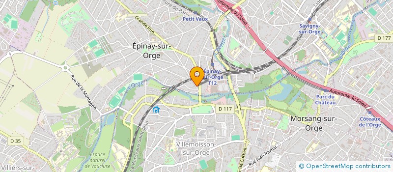 localisation de l'entreprise MONSIEUR OLIVIER MAZAUD  EPINAY-SUR-ORGE