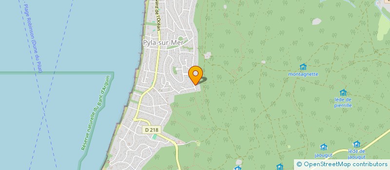 localisation de l'entreprise MONSIEUR OLIVIER MAZERON à LA TESTE-DE-BUCH