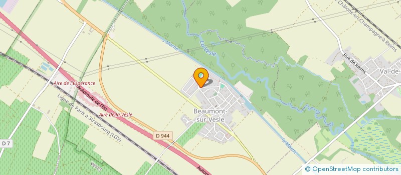 localisation de l'entreprise MONSIEUR OLIVIER MAZUY  BEAUMONT-SUR-VESLE