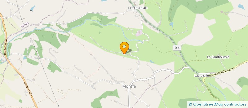 localisation de l'entreprise MONSIEUR OLIVIER MEDALLE  MONTFA