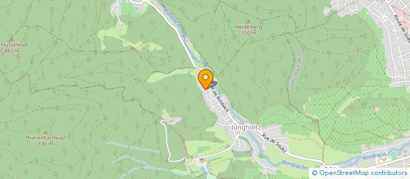 localisation de l'entreprise MONSIEUR OLIVIER MEGEL  JUNGHOLTZ