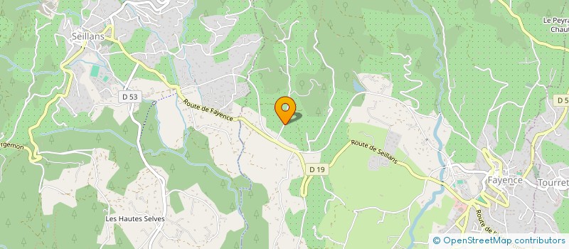 localisation de l'entreprise MONSIEUR OLIVIER MEGIS  FAYENCE